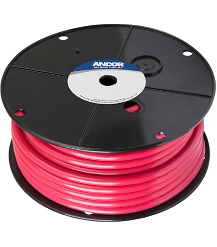 Amazon.com : Ancor 114005 Tinned Copper Battery Cable, 2 AWG